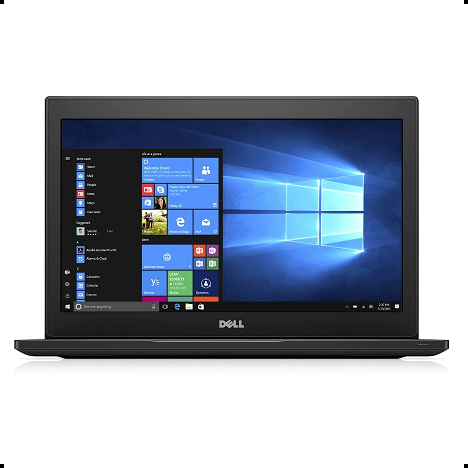 Refurbished Dell Latitude 7280 INTEL CORE i5 - 6300U 6th Generation @ 2.60GHz | 8GB RAM | 256GB SSD | Refurbished Laptop Computer | Notebook | Windows 11 and Office Installed FREE BAG AND MOUSE