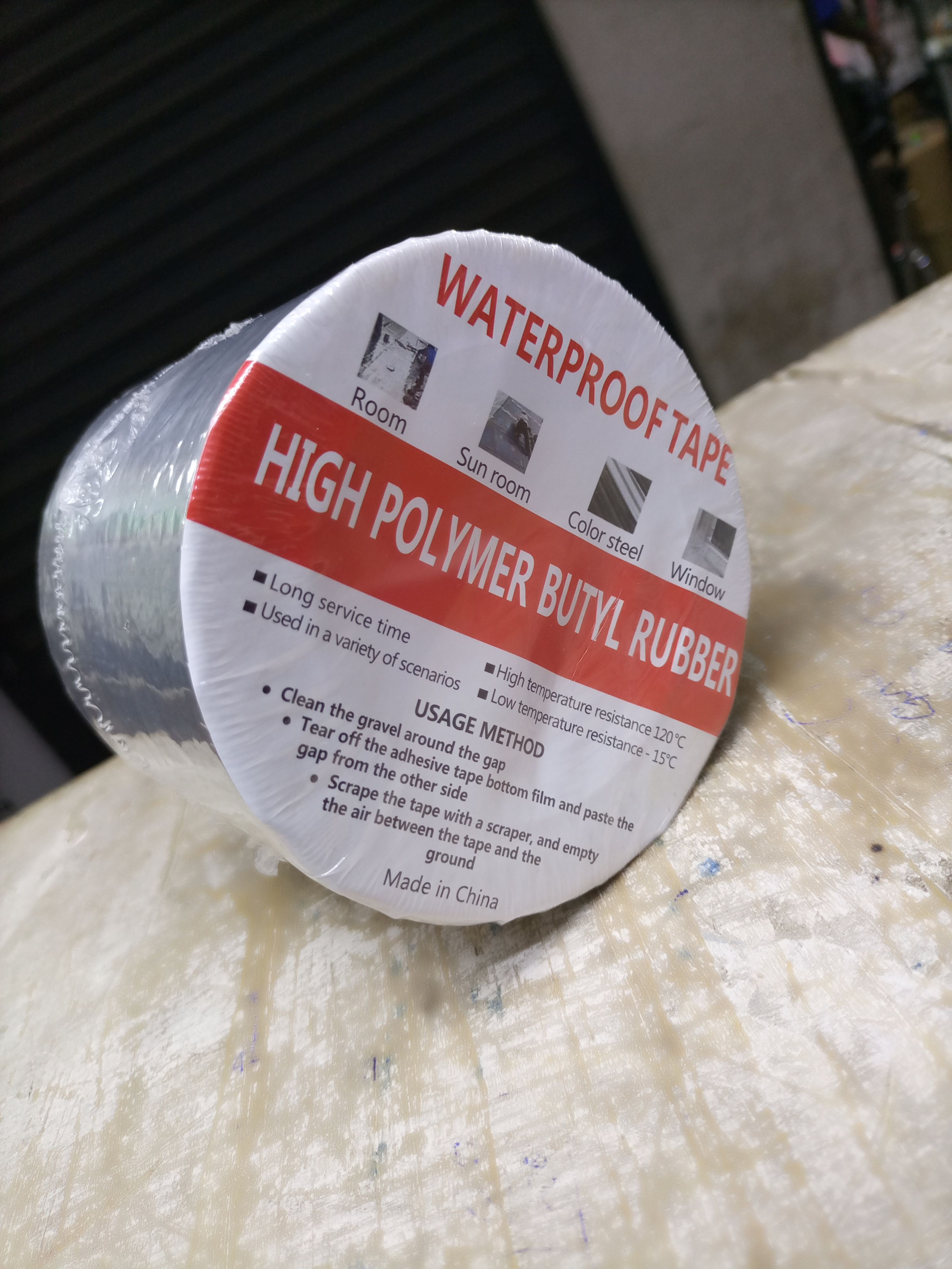 Aluminium Foil Tape Waterproof Adhesive Rubber Tape Butyl Tape Sealing Tape Repair Tape For Leakage Waterproofing Water Tank Roof Pipe Window Seal Leak Wall Crack Repair