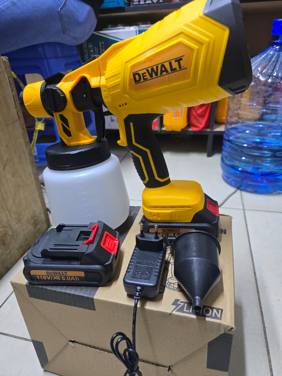 Dewalt cordless spray gun