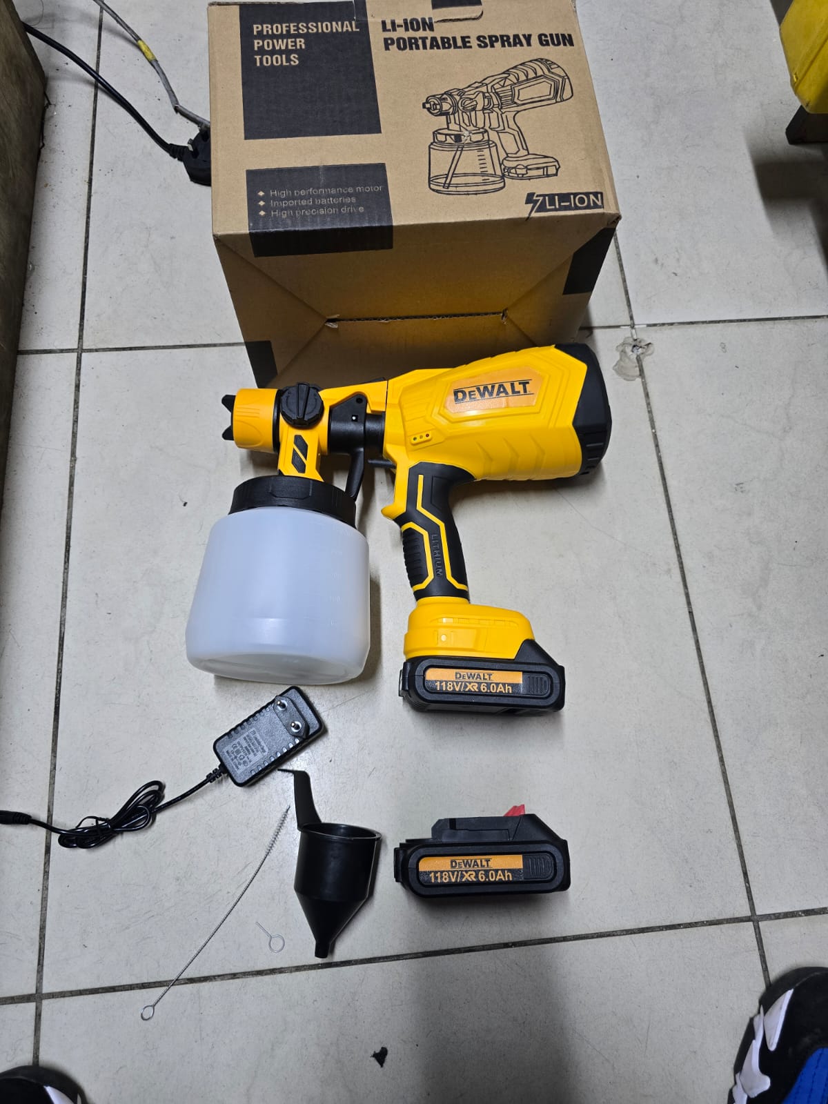 Dewalt cordless spray gun