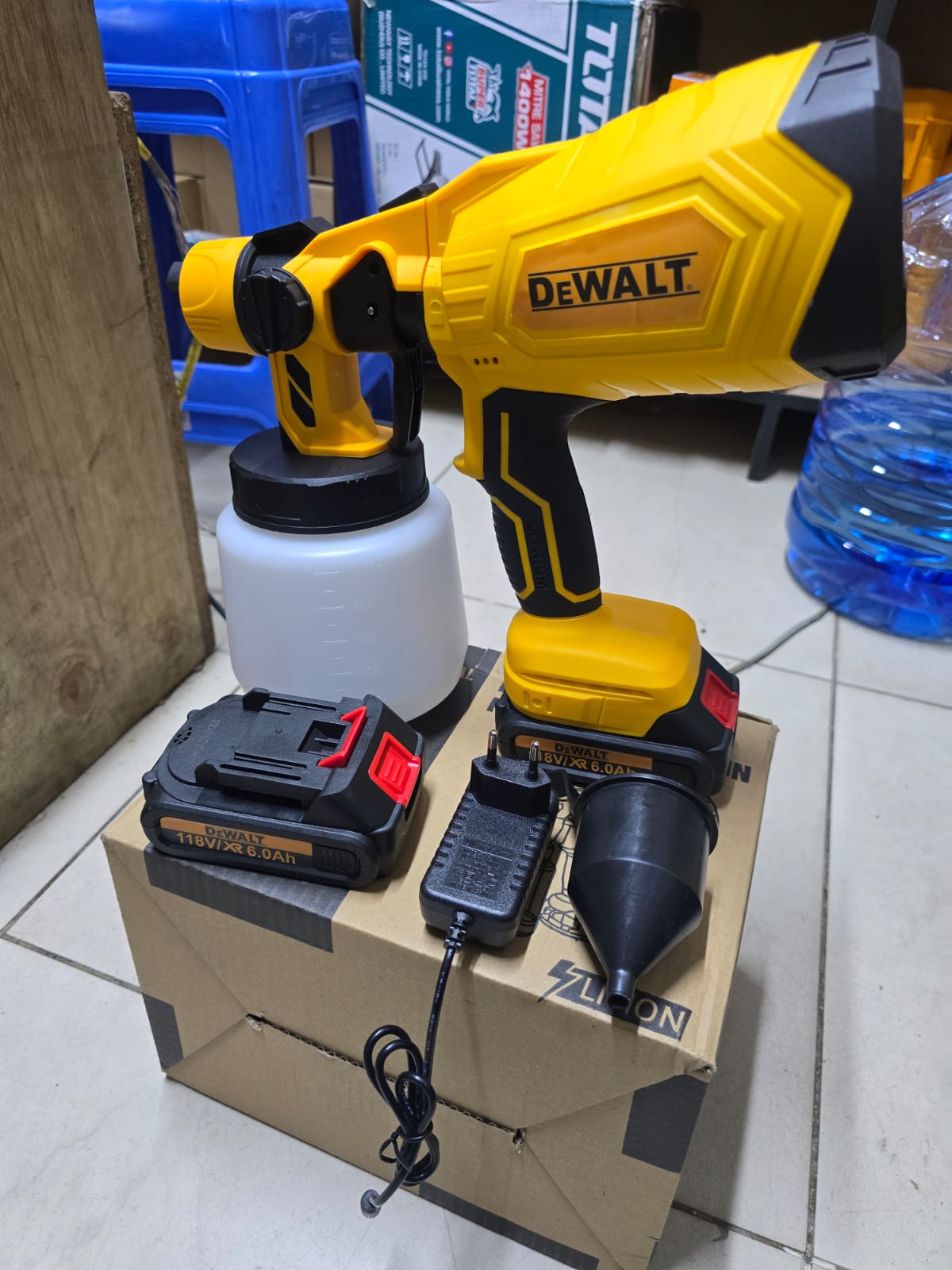 Dewalt cordless spray gun