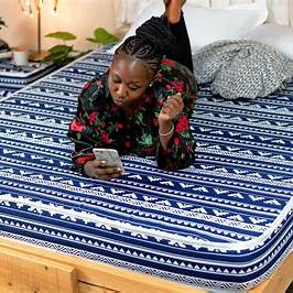 MoKo 8-Inch High-Density Foam Mattress - All Sizes Available (3x6, 3.5x6, 4x6, 4.5x6, 5x6, 6x6) - Premium Comfort, Breathable Fabric, Motion Isolation, Durable Support, Ideal for Home, Guest Room, and