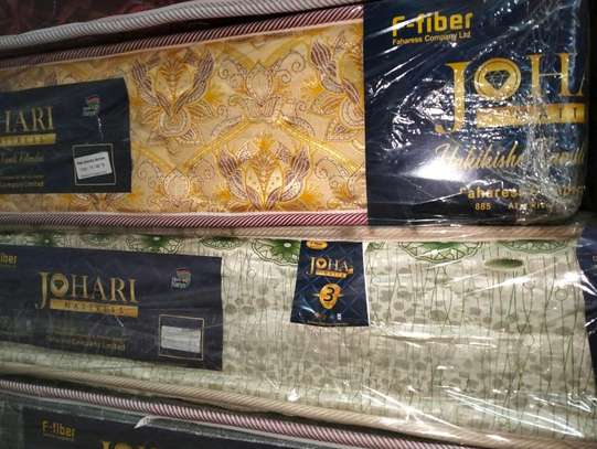 Johari Quilted HD Mattress - High-Density Foam, Orthopedic, 8 Inches, Quilted, Breathable Fabric, Durable, Comfortable, Firm Support (4x6, 5x6, 6x6)