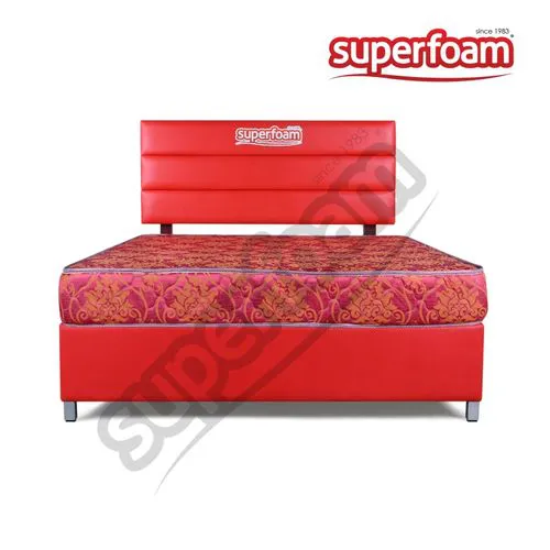 Superfoam Morning Glory High Density Mattress – 6 Inches Heavy Duty, Durable Foam Core, Firm Support, Luxurious non-Quilted Cover, Ideal for Home and Institutional Use, Available in Multiple Sizes