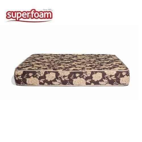 Superfoam Morning Glory High Density Mattress – 6 Inches Heavy Duty, Durable Foam Core, Firm Support, Luxurious non-Quilted Cover, Ideal for Home and Institutional Use, Available in Multiple Sizes