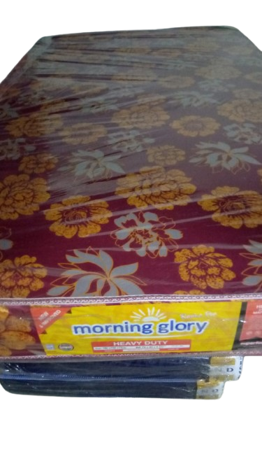 Superfoam Morning Glory High Density Mattress – 6 Inches Heavy Duty, Durable Foam Core, Firm Support, Luxurious non-Quilted Cover, Ideal for Home and Institutional Use, Available in Multiple Sizes