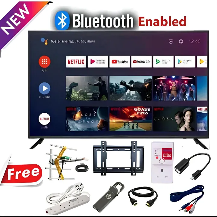 📺 VITRON 43” QLED Frameless Smart Android TV (HTC4300QFS) 🌈 | ⚙️ Built-In Decoder 🧠 | 📡 Wi-Fi | 🍿 Netflix & YouTube 🎬 | 💎 Full HD QLED Display 🌟 | 🕒 14-Month Warranty + 8 FREE GIFTS! 🎁💥