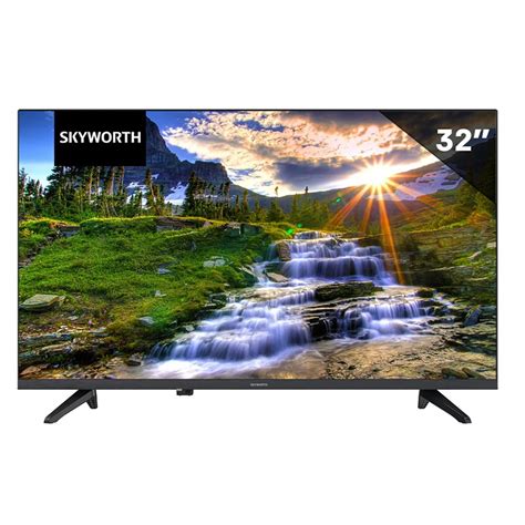 🎁 FREE GIFTS! Skyworth 32-Inch Frameless Smart Android TV | HD LED Display | Built-In Decoder, Wi-Fi, Netflix, YouTube | 3 HDMI Ports | 14-Month Warranty 🎁