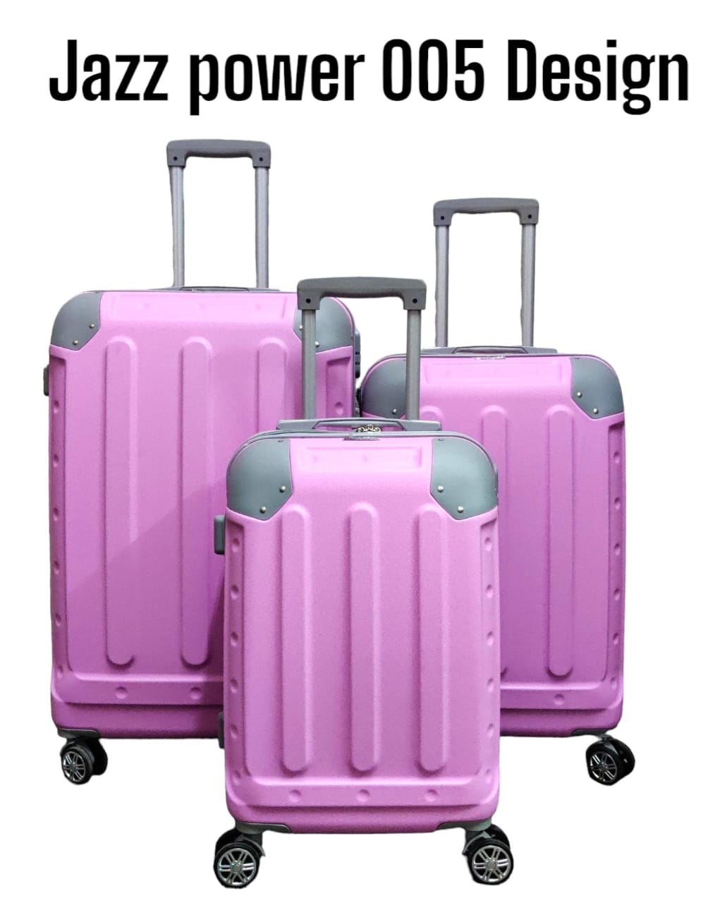 3 In 1 SIZE 28 ; PVC Traveling Suitcase – High-Quality Stylish Suitcase | 360° Spinner Wheels | Durable & Spacious