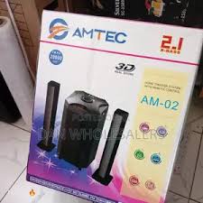 🎶 AMTEC AM-02 2.1 X-Bass Home Theater System – 20,000W PMPO, 3D Surround Sound, Bluetooth, USB, SD, FM, AUX, Remote Control for Ultimate Audio Experience 🎧