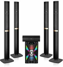 Nunix 5.1 Deluxe Home Theater System – Powerful Sound, Bluetooth, HiFi, 5D Surround, 48000W PMPO, USB, FM Radio, Remote Control – NU-8806