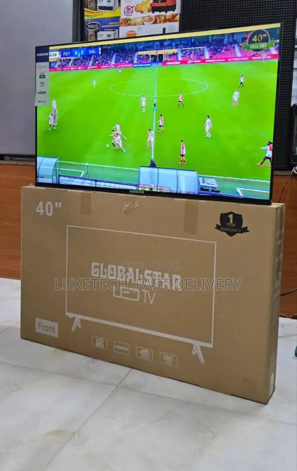 🎁 8 FREE GIFTS! | Globalstar 40-Inch Smart TV | Frameless Design | Full HD 1080p | Dolby Audio 🎵 | Bluetooth | Android TV 📲 | Netflix, YouTube & More! | HDMI, USB & Wi-Fi 📡
