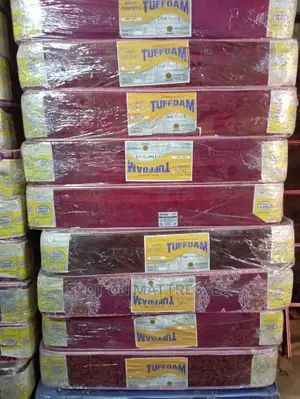 🛏️ TUFFOAM Heavy-Duty Foam Mattress | 6-Inch | High-Density | Breathable | Hypoallergenic | Durable | Ultimate Comfort & Support