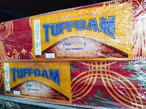 🛏️ TUFFOAM Heavy-Duty Foam Mattress | 6-Inch | High-Density | Breathable | Hypoallergenic | Durable | Ultimate Comfort & Support