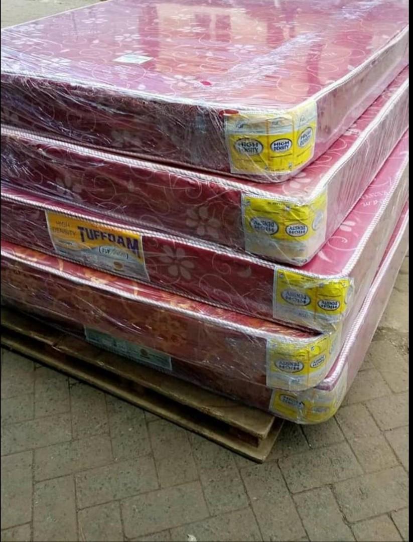 🎁 Tuffoam 6-Inch Heavy Duty Mattress 🛏️ | High Density Foam | Durable  Cover | Modern Bedroom Comfort | Breathable & Supportive | 24-Month Warranty 🌙✨