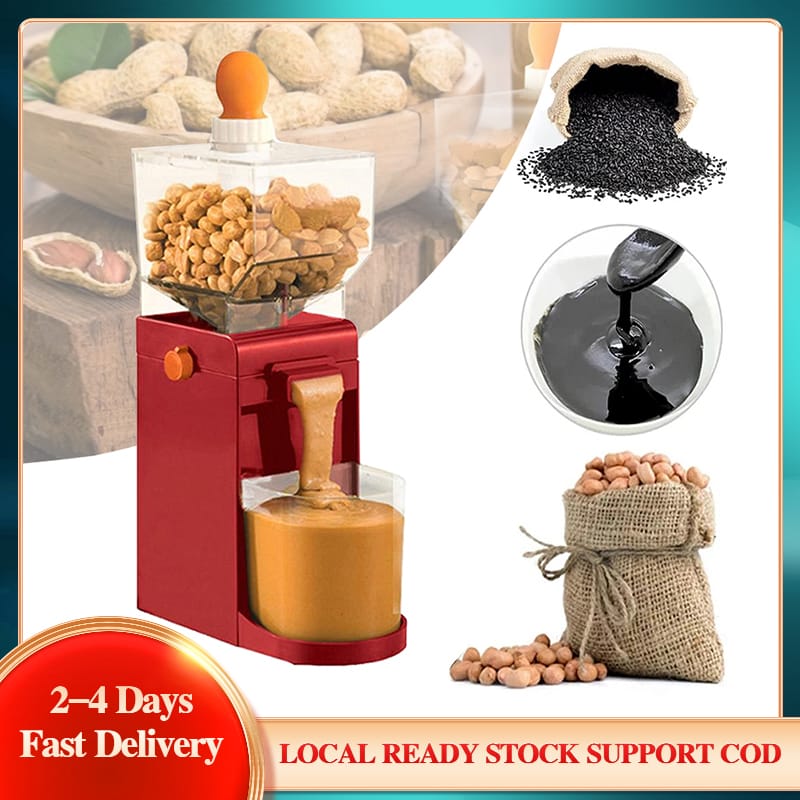 🎁🥜 Electric Peanut Butter Maker Machine 500ml 🍯 220V – Powerful Nut Grinder for Smooth Homemade Paste 💪✨