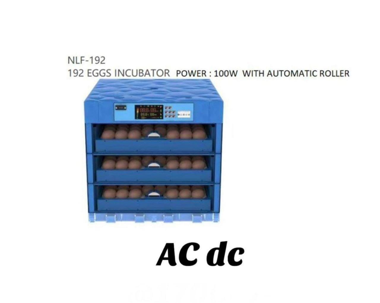 🐣 Automatic Egg Incubator NLF Series – 64 Eggs 🥚 with Digital Display 🔄 AC/DC Dual Power + Auto Roller