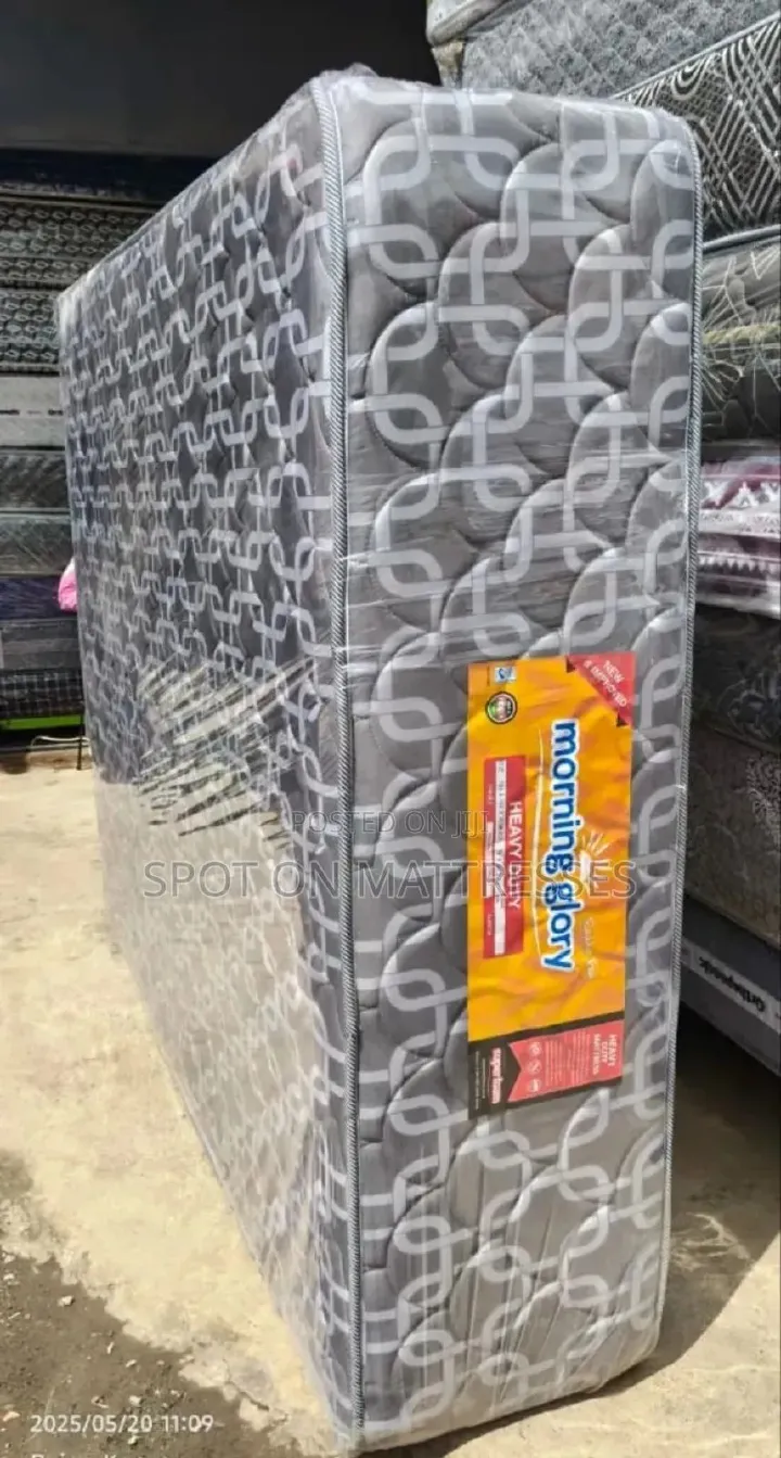 ✨ Morning Glory 12" High-Density Heavy Duty Quilted Foam Mattress 🛏️ | 5-Year Warranty | Comfort & Durability for a Perfect Night’s Sleep 🌙💤 | Perfect for Home, Hotels & Guest Rooms 🏠 ✨
