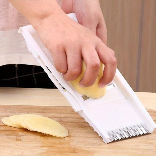 5 in 1 manual Multi-Functional Vegetable Slicer & Grater, stainless steel slicing tool, Potato Shredder, Radish & Cucumber Grater And Slicer For Kitchen,Vegetable Fruit slicer,Cutter,Salad maker.