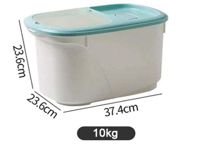 Basage Rice Storage Container, 10KG/22Lbs /5kg Airtight Rice Sealed Box with BPA Free Plastic and Insert-Proof Box, Dry Food Storage Containers Pink