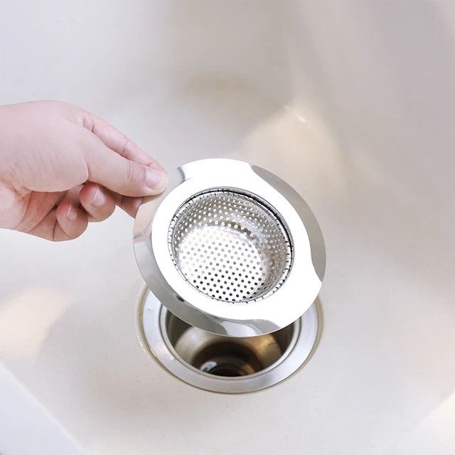 Stainless steel sink garbage strainer / Tapis Sink Size : 7.5cm Depth : 2.5cm