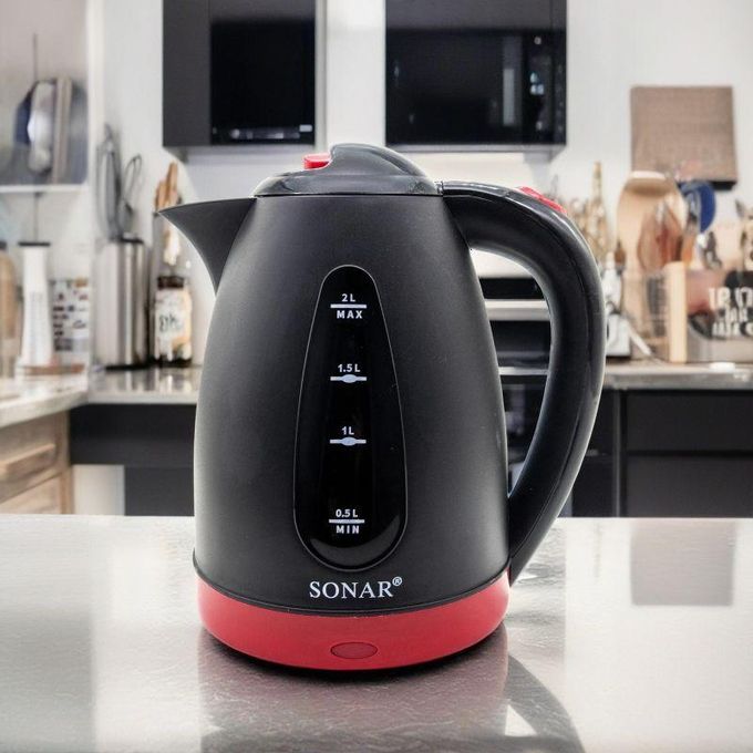 Sonar 2L Cordless Electric Kettle ,1500W Energy Efficient , 1 .5m Power Cord 12 Month waranty