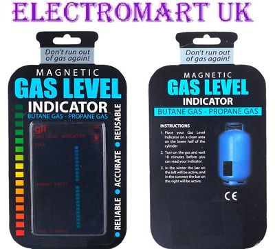 Magnetic Gas Level Indicator, Never run out of cooking gas without warning
Get your reliable accurate low priced (single use), video has more info