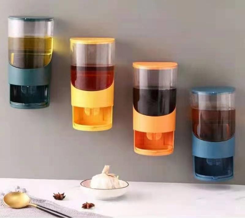 550ml wall mounted oil, spices or seasoning pot - KINDLY WATCH THE VIDEO FOR  BETTER DEMONSTARATION .