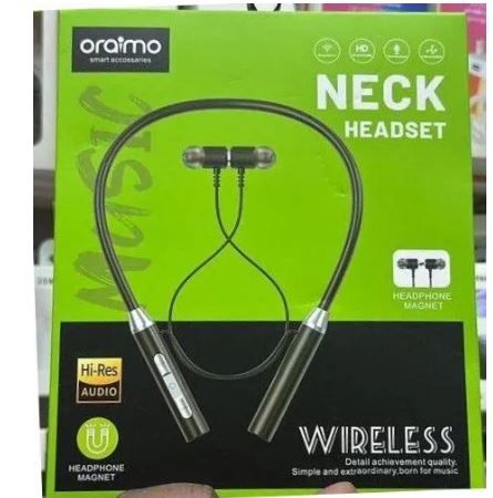 Wireless Bluetooth Neckband Earphones with Deep Bass, Comfortable Earbuds, and Flexible Neckband Design – Lightweight, Sweat-Resistant, In-Ear Headphones for Music and Calls.