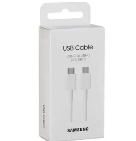 Samsung 25W Super Fast Charging 5A USB-C to USB-C Cable – Original Samsung 25W Charger Cable for Galaxy A14, A24, A34, A54, S21, S22, S23, S24, Note, and Other Type-C Devices