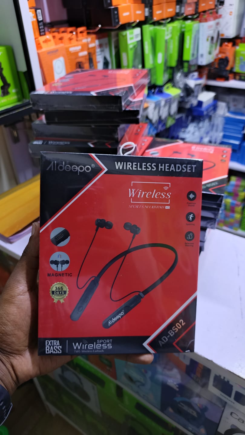 Aldeepo BS02 Neckband Earphones deliver crystal-clear audio and all-day comfort, providing a secure, lightweight fit perfect for seamless music, calls, and workouts.