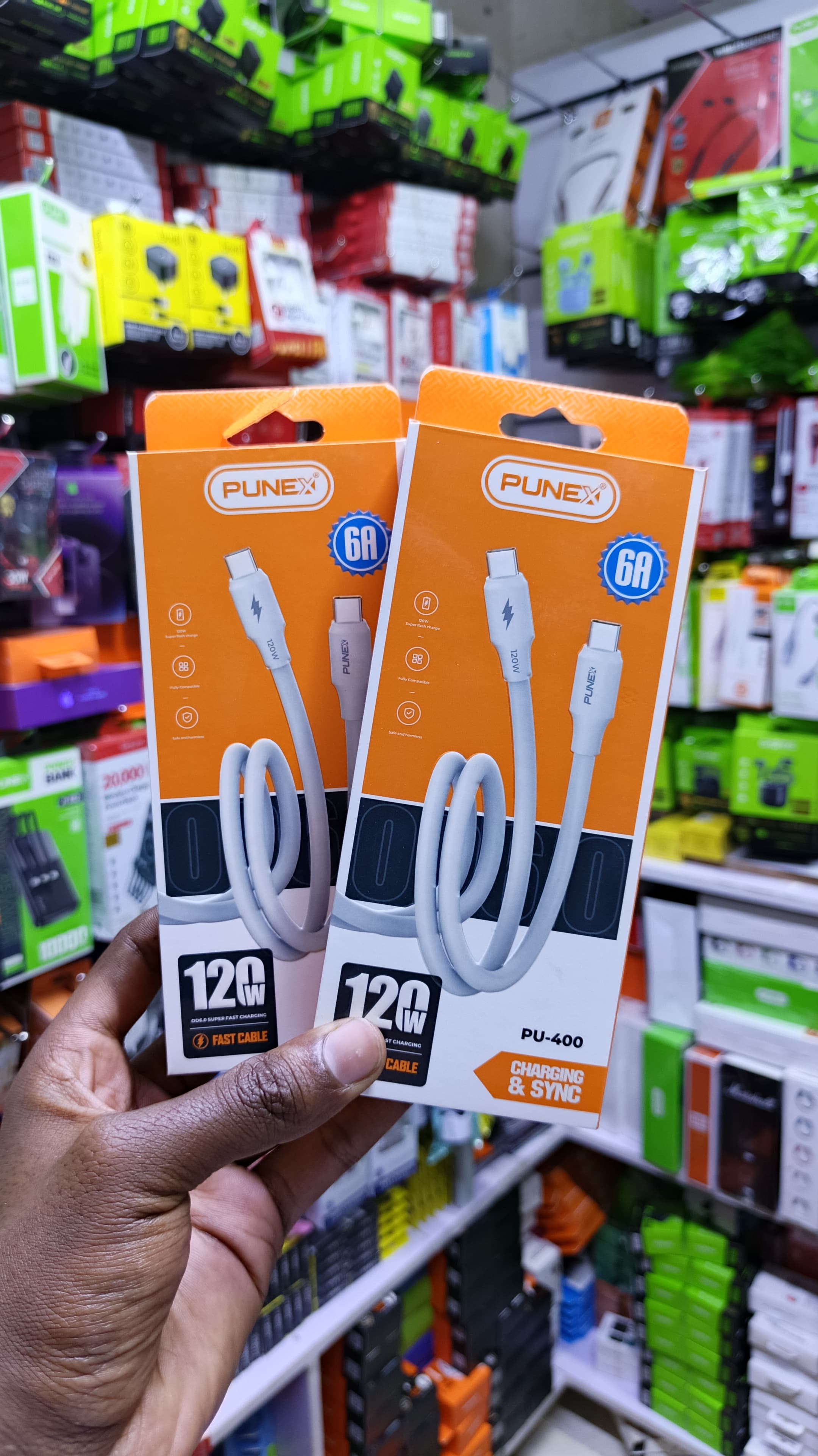 Punex 120W C TO C USB-C Cable: Unleash Ultra-Fast Charging Experience lightning-speed power with the Punex 120W USB-C Cable, expertly designed for ultra-fast charging of your phone,.