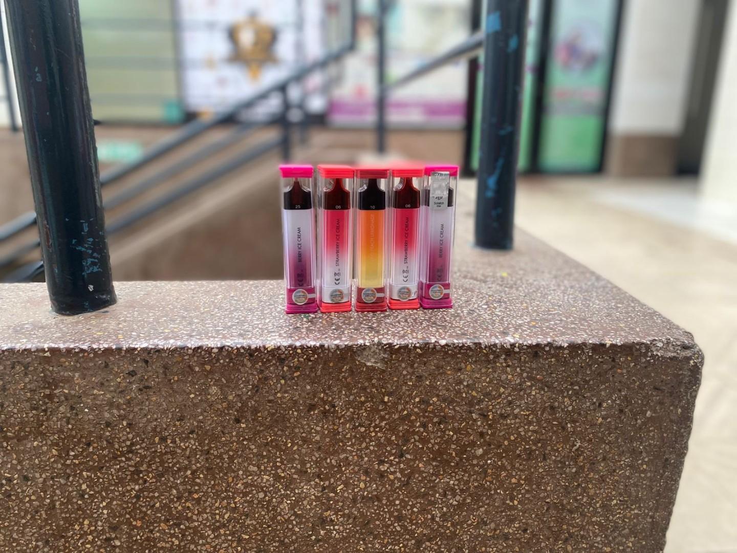 Vape Summer Luv, Banana Ice, Strawberry, OJ, Cherry Peach Lemonade, Berry Ice Cream, Caribbean Collada – 4000 Puffs, Rechargeable, Prefilled, Draw Activated Electronic Vaping Device