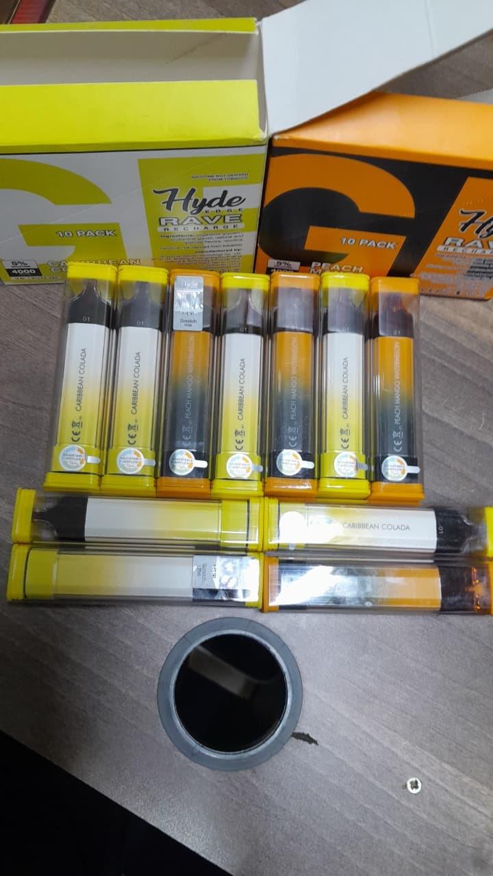 Vape Summer Luv, Banana Ice, Strawberry, OJ, Cherry Peach Lemonade, Berry Ice Cream, Caribbean Collada – 4000 Puffs, Rechargeable, Prefilled, Draw Activated Electronic Vaping Device