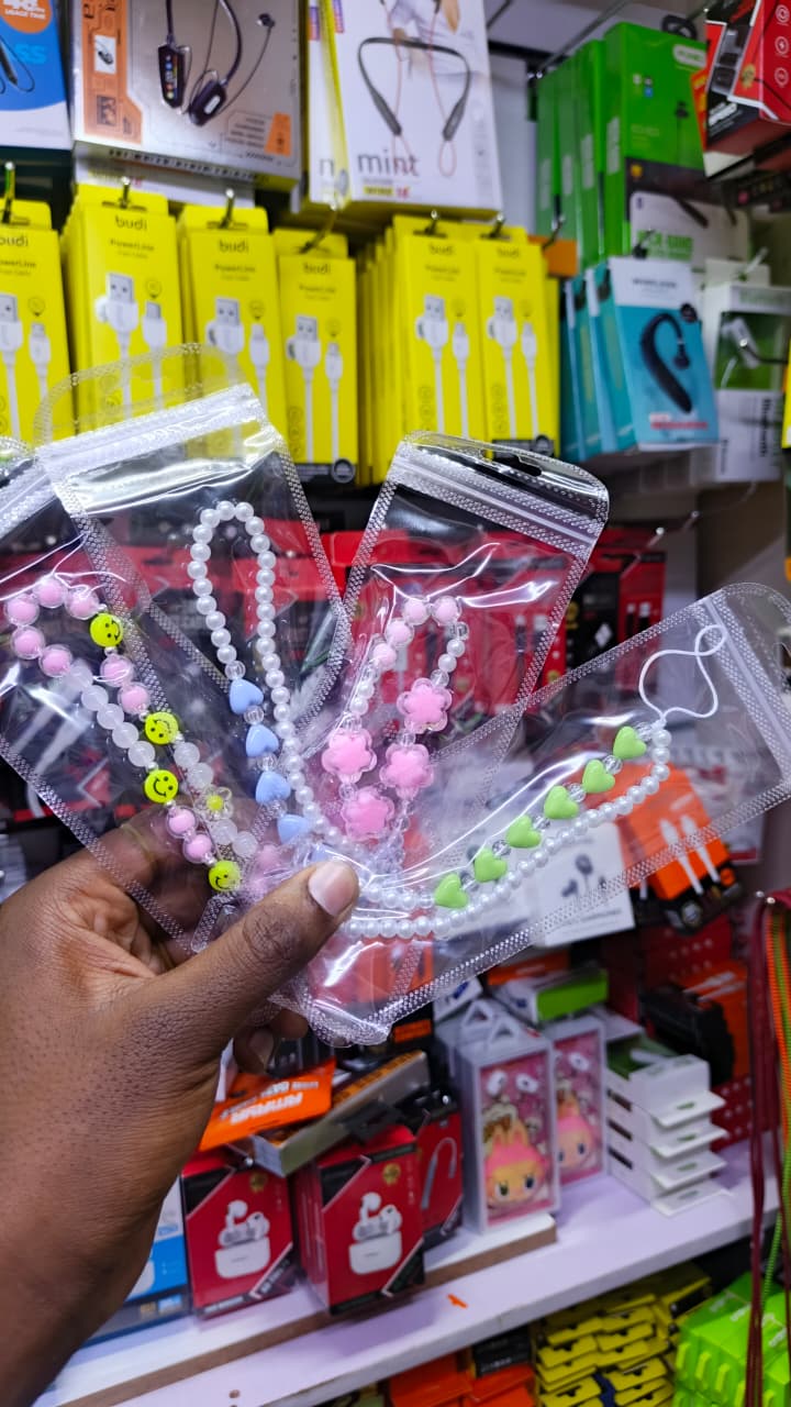 Express your personality Phone Charm Strap Lanyard Wrist Strap Beaded Colorful Polymer Clay Acrylic Beads Pearl featuring cute designs, vibrant colors, and durable materials, Express your personality