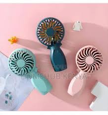 Portable fun,Mini Hand Fan,Rechargeable Personal Fan, Battery Operated Small Fan with 3 Speeds for Travel/Commute/Makeup/Office-Random colors