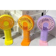 Portable fun,Mini Hand Fan,Rechargeable Personal Fan, Battery Operated Small Fan with 3 Speeds for Travel/Commute/Makeup/Office-Random colors