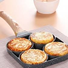 Pan High Quality Heavy Granite Non-stick 4 Slot Pancake/egg