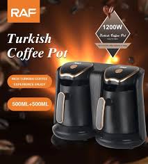 Turkish Coffee Pot Home Heating Coffee Cup Twin Kettle Electric Espresso Pots Portable Teapot Coffee Machine Coffeeware Office Key Features Stainless Steel:Material Moka Pots:Coffee Pot Type Aihogard: