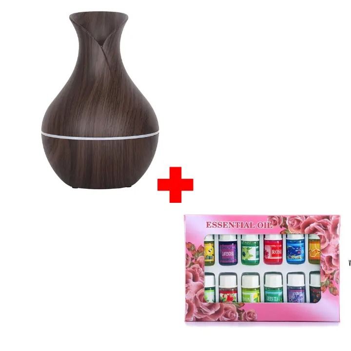 USB Aromatherapy Ultrasonic Humidifier and Scent Diffuser + 12pcs Different Scented Essential Oils. Keep the air moist and your home smelling lovely all at once!