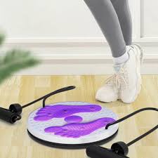 Rotating Magnetic Waist Twister for Exercise, Fitness, Slimming, Foot Massage".Offre Waist Trainer/Tummy Trimmer/Foot Massager Yoga Pilates Twisting Disc Plate as picture normal