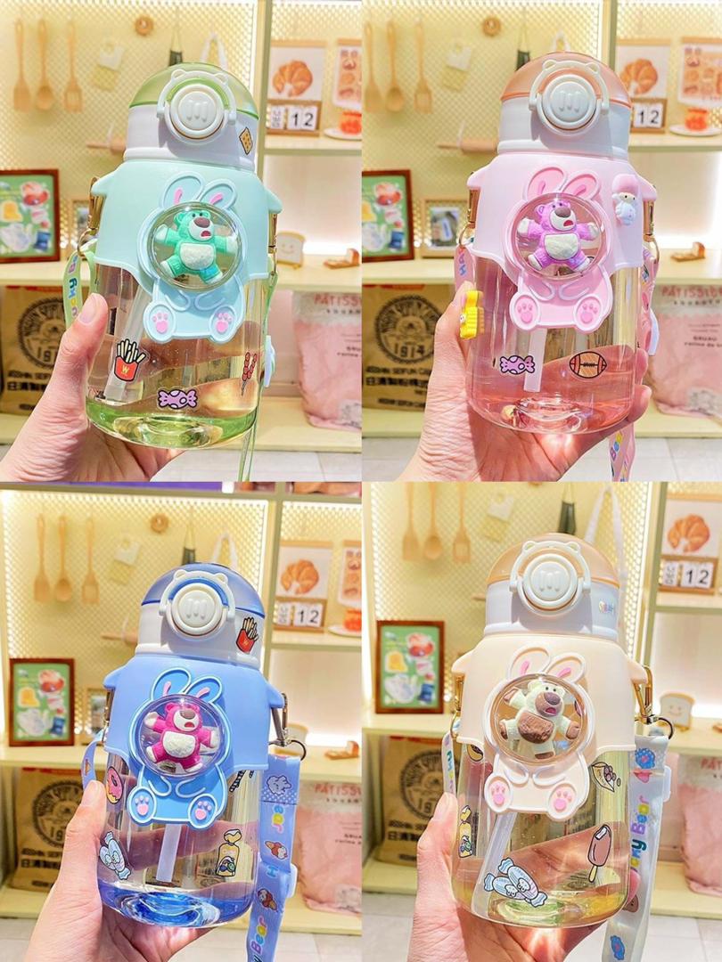 900mls Kids Sippy Cup with pop design perfect for Kids; NOTE: Do Not Drop the Bottle! Not for Dishwasher! Not for Hot Liquid