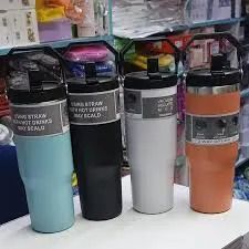 ✅ 600 ML AND 900 ML  Insulated vacuum mug-stanley cup available keeps warm/hot/cold all day,Vacuum insulation for hot drinks up to 6+ hours and cold drinks up to 12+ hours