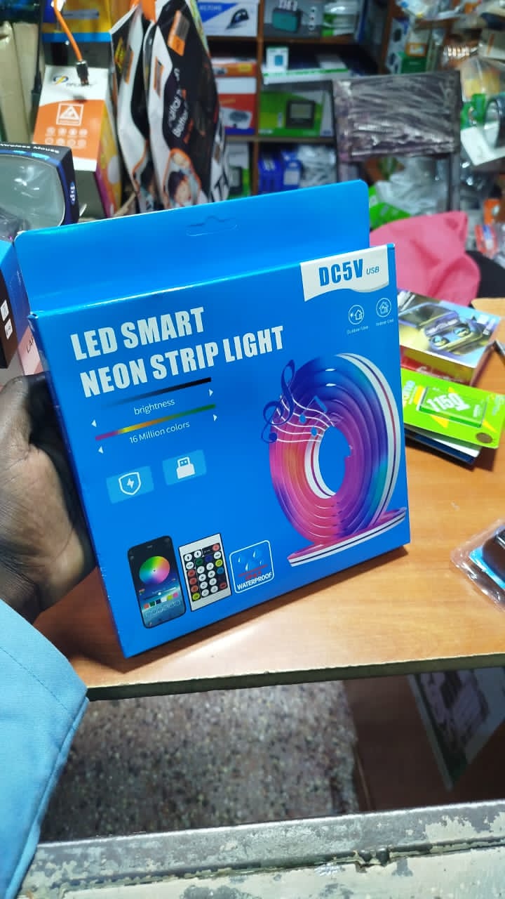 LED Neon Rope Light – 5M Smart IC-RGB Strip Bring your creativity to life with our stunning LED Neon Rope Light – the perfect blend of modern tech and vibrant color.