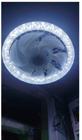 Bulb fan Ceiling fan , fan light , remote controlled , fan bulb ,warm and cold light dimmable kindly watch video below