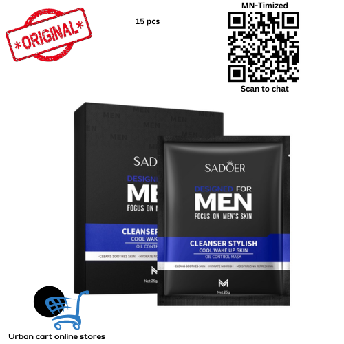 15 Pcs Mens Facial Sheet Mask,Hydrating Face Masks Skincare Gift Set for Men,Moisturizing Soothing Facial Masks,Easy to Use & Nourishing Face Mask Skin Care Set