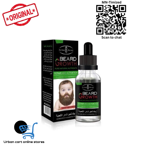 Original Beard Grow Oil | Facial Hair Supplement |Thicker Beard Care|Mens Hair Growth Vitamins 30ml/1.01oz