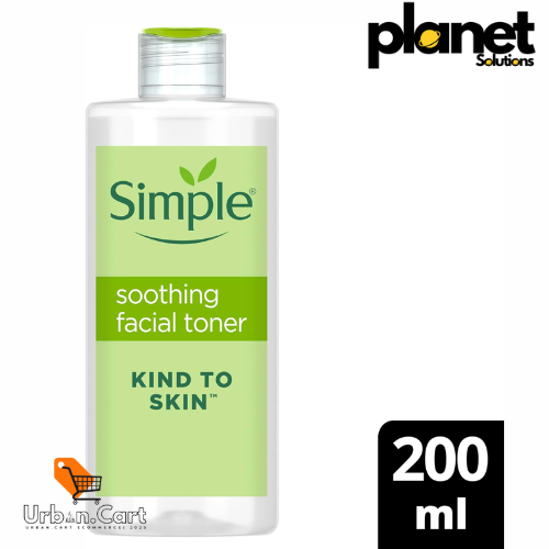 2 PCS Simple Kind To Skin Soothing Facial Toner and cleanser Women  (200 ml)