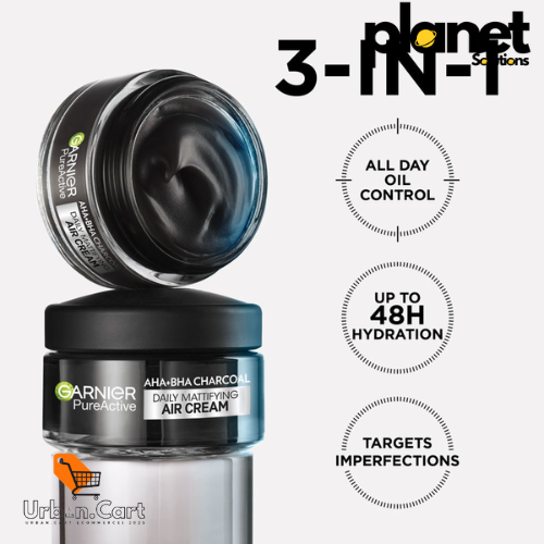 AHA+BHA Charcoal Daily Mattifying Air Cream​