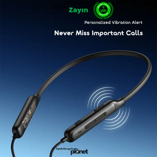 oraimo necklace 5, oraimo earphones, oraimo noise cancelling earphones, oraimo Necklace 5 30dB Noise Cancellation & Call Vibration Earphones